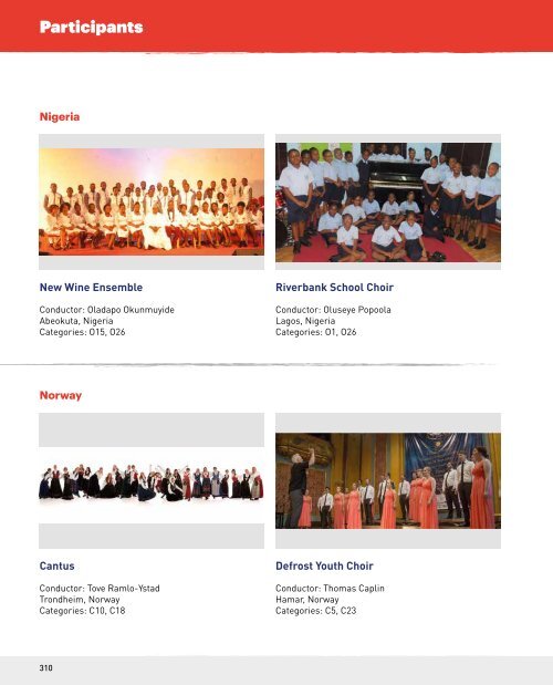 World Choir Games Tshwane 2018 - Program Book