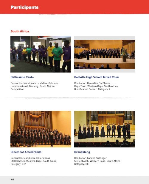 World Choir Games Tshwane 2018 - Program Book