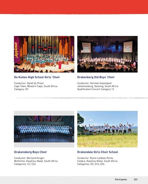 World Choir Games Tshwane 2018 - Program Book