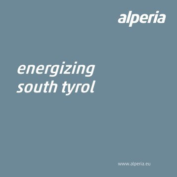 Alperia - Energizing South Tyrol