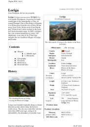 Loriga on Wikipedia, the free encyclopedia – Article created by the historian António Conde  