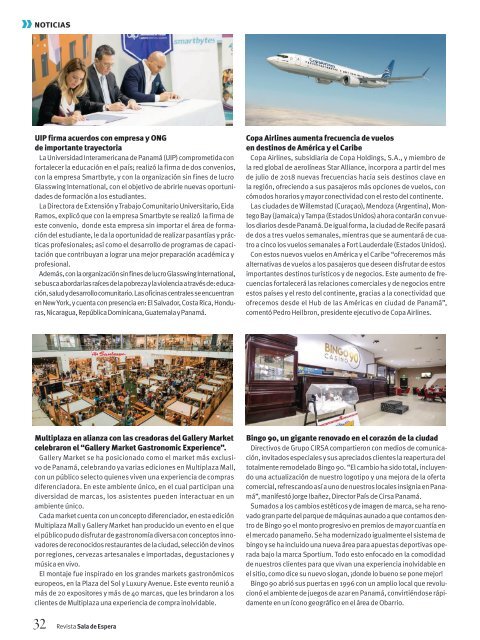 Revista Sala de Espera Panamá Nro 89 Junio - Julio 2018