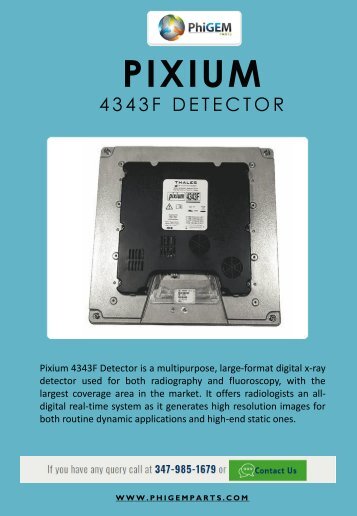 Pixium 4343F Detector