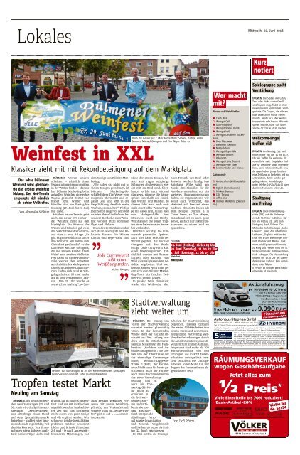 Stadtanzeiger Duelmen kw 25