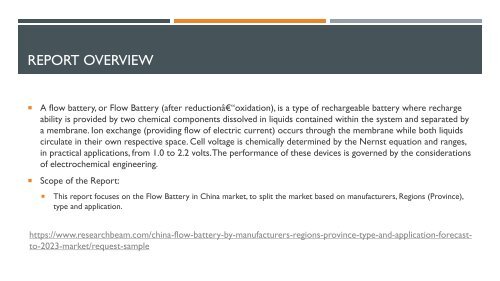 China Flow Battery Market
