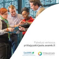 Yrittajyyskirjaston esite (2013)