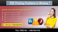 Fix PDF Printing Problems, Dial 1-800-936-8130 