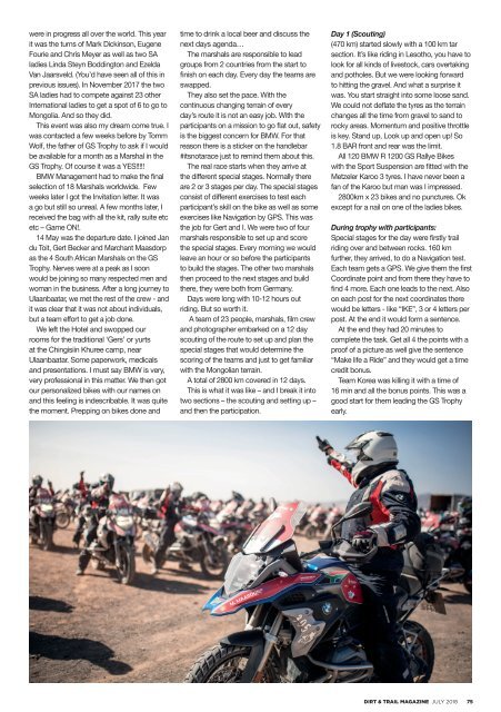 Dirt and Trail July 2018 issue 2