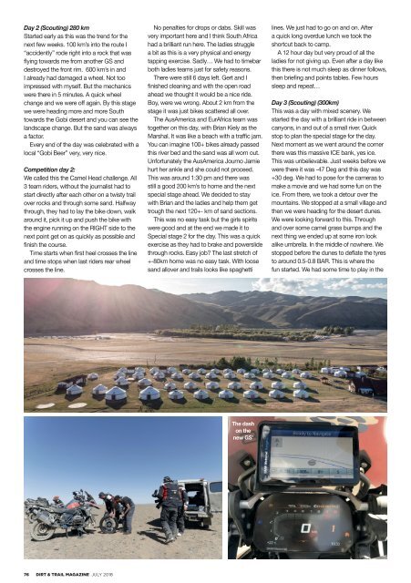 Dirt and Trail July 2018 issue 2