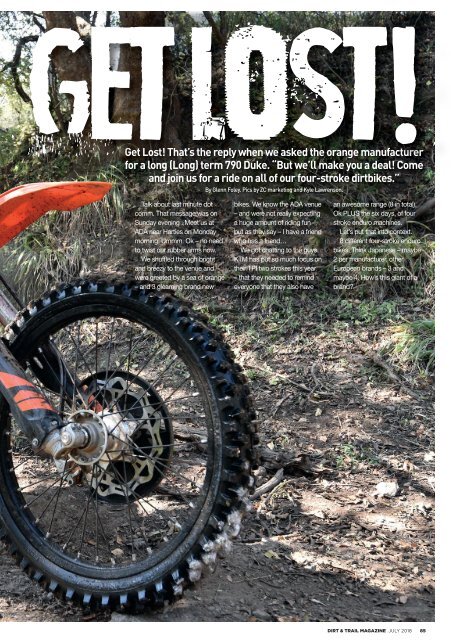 Dirt and Trail July 2018 issue 2