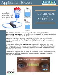Liquid Chemical Level Sensor