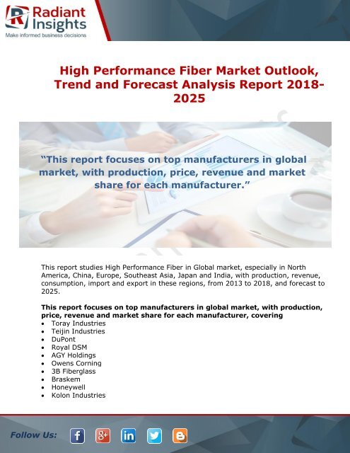 High Performance Fiber Market