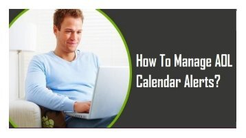 1-800-488-5392 Manage AOL Calendar Alerts