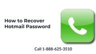How to Recover & Reset Hotmail Password