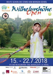 Wilhelmshöhe Open - Turnier-Magazin 2018