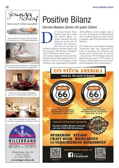 Wilhelmshöhe Open - Turnier-Magazin 2018