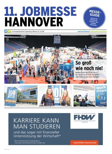 Der Messe-Guide zur 11. jobmesse hannover