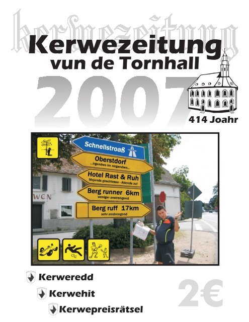Kerwezeitung 2007 - Kerweborsch vun de Tornhall
