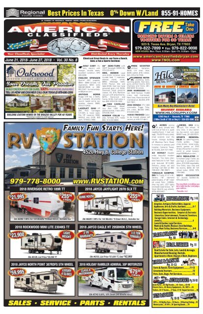 American Classifieds/Thrifty Nickel  June 21st Edition Bryan/College Station