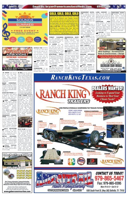 American Classifieds/Thrifty Nickel  June 21st Edition Bryan/College Station