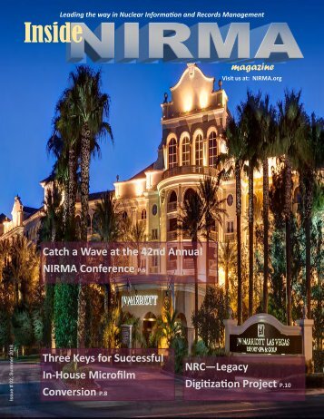 Inside NIRMA Magazine Summer 2018 - FINAL