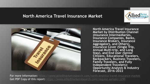 North america travel insurance market to grow at a CAGR of 8.8%