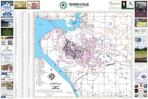 Russellville Area Chamber Map - City