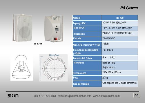 Catalogo SION 2017