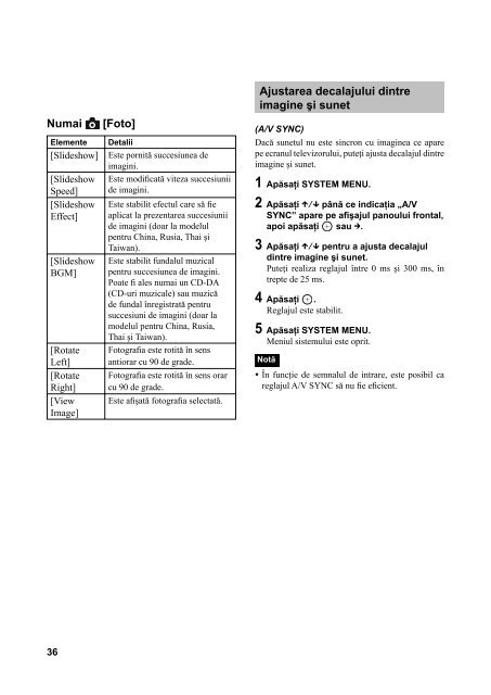 Sony BDV-E970W - BDV-E970W Mode d'emploi Roumain