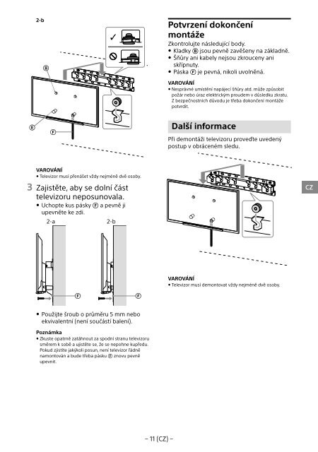 Sony KDL-40R480B - KDL-40R480B Informazioni sulla staffa per montaggio a parete Danese