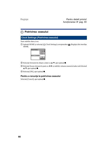 Sony DSC-T25 - DSC-T25 Mode d'emploi Roumain