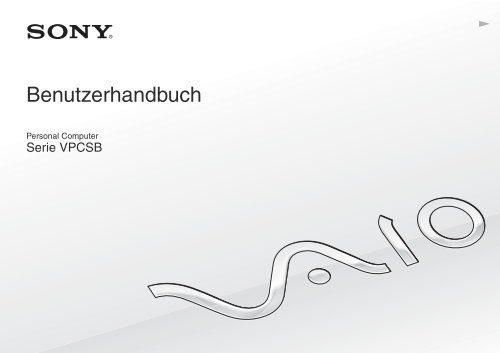 Sony VPCSB1Z9E - VPCSB1Z9E Mode d'emploi Allemand