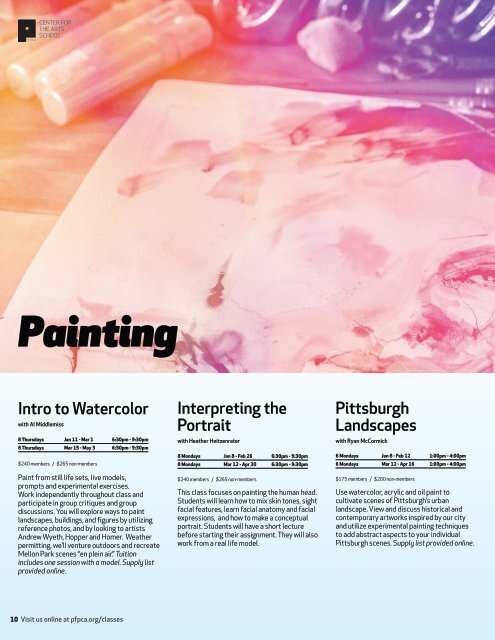 PCA Spring 2018