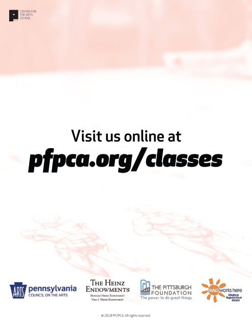PCA Spring 2018