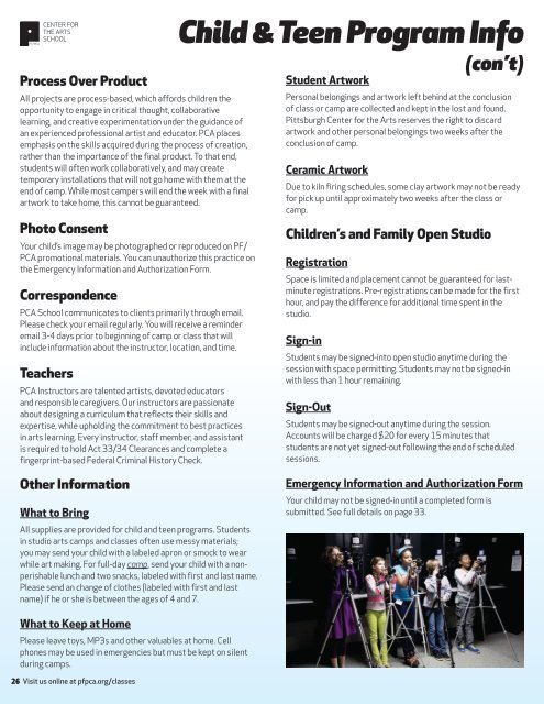 PCA Spring 2018