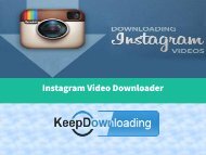 Instagram Video Downloader