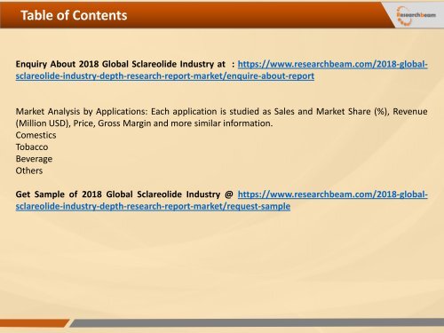2018 Global Sclareolide Industry Depth Research Report Trends and Forecast 