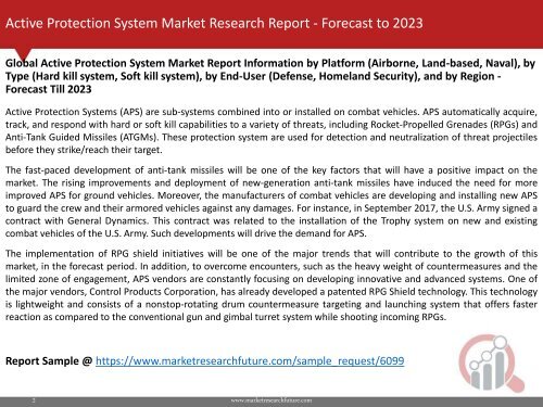 Active Protection System Market