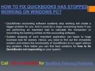 Call 1844-706-6636 QuickBooks Has Stopped Working