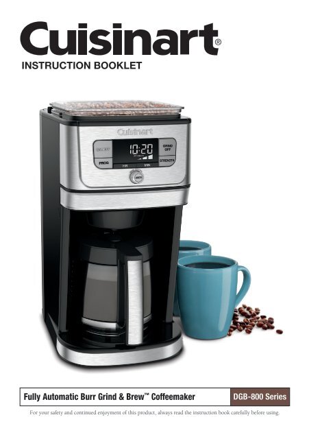 ▷ Manuales de usuario de las cafeteras Cuisinart ✔️ Guía 2022.