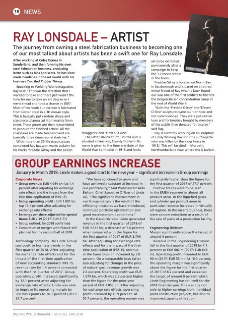 Welding World magazine June 2018