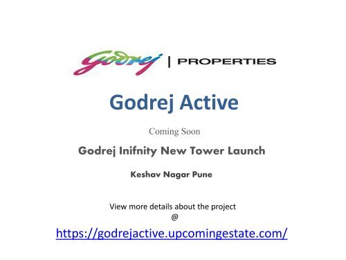 Godrej Active in Keshav Nagar Pune