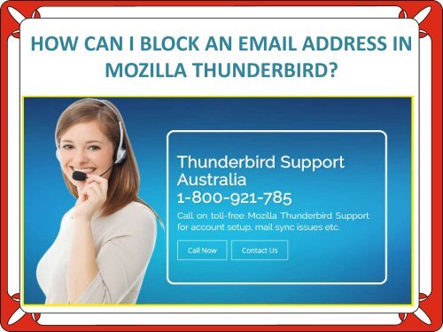 how to block emails in thunderbird how to block emails in thunderbird