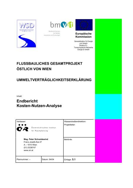 Endbericht Kosten-Nutzen-Analyse (PDF 5.693 KB)