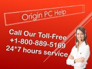 Origin Pc help +1-800-311-6893 (Toll Free)