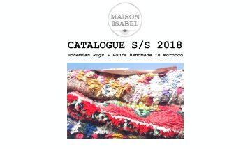 MAISON ISABEL Catalogue Spring/Summer 2018