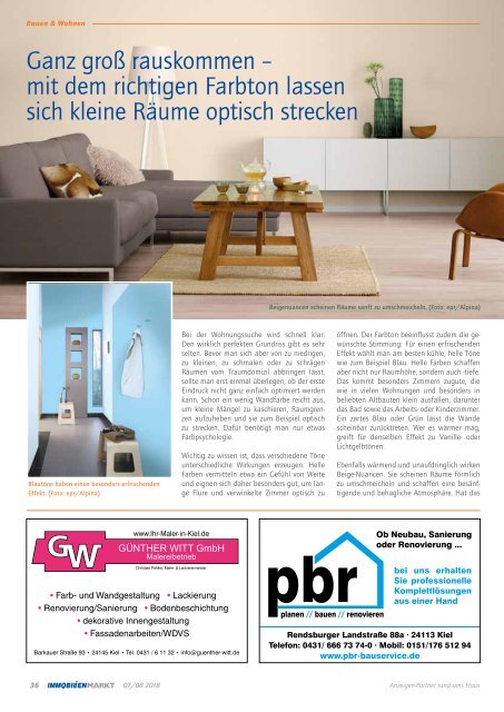 IMMOBILIENMARKT 07/08 2018