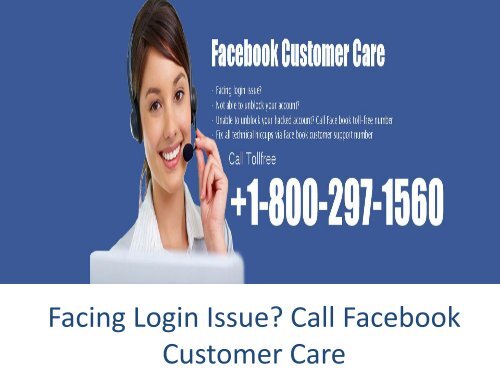 Facing Login Issue, Call Facebook Customer care Number +1-800-297-1560
