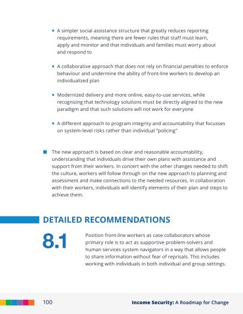 Income Security: A Roadmap for Change