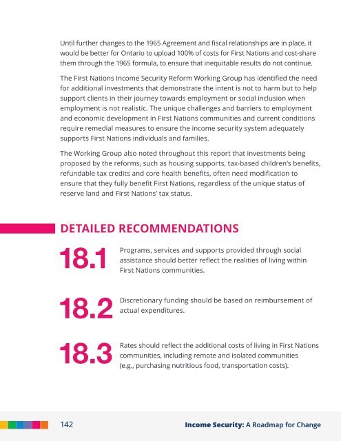 Income Security: A Roadmap for Change